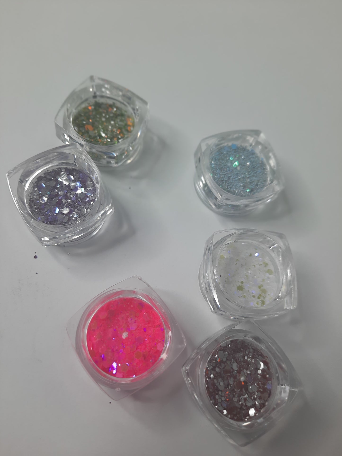 Chunky Glitter- 6pc mix Bag