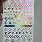 Designer Nail Sticker multi 017