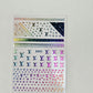 Designer Nail Sticker multi 018