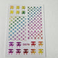 Designer Nail Sticker multi 021