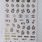 Designer Nail Sticker multi 023