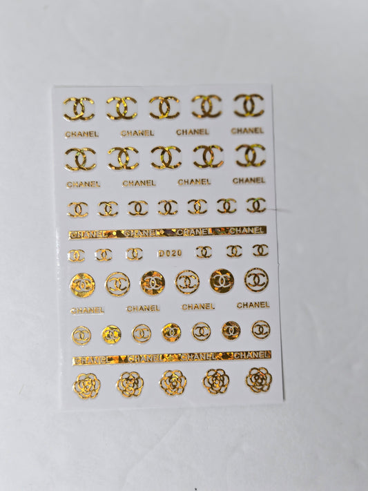 Designer Nail Sticker multi 024