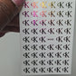 Designer Nail Sticker multi 022