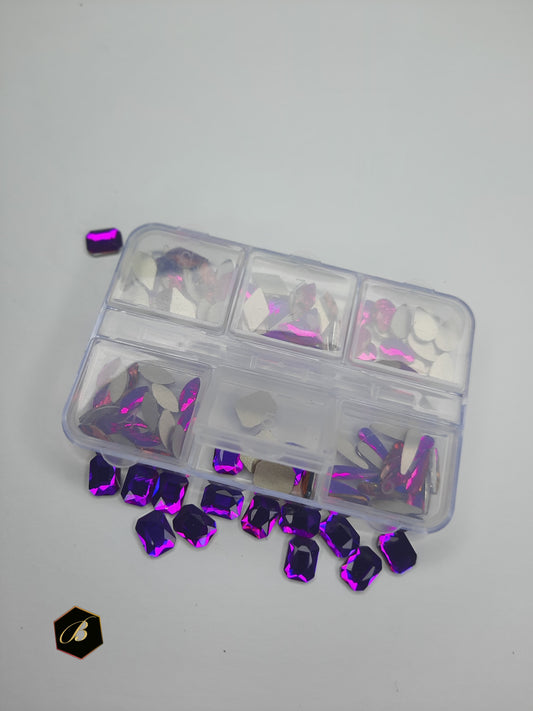 Purple mix shape box
