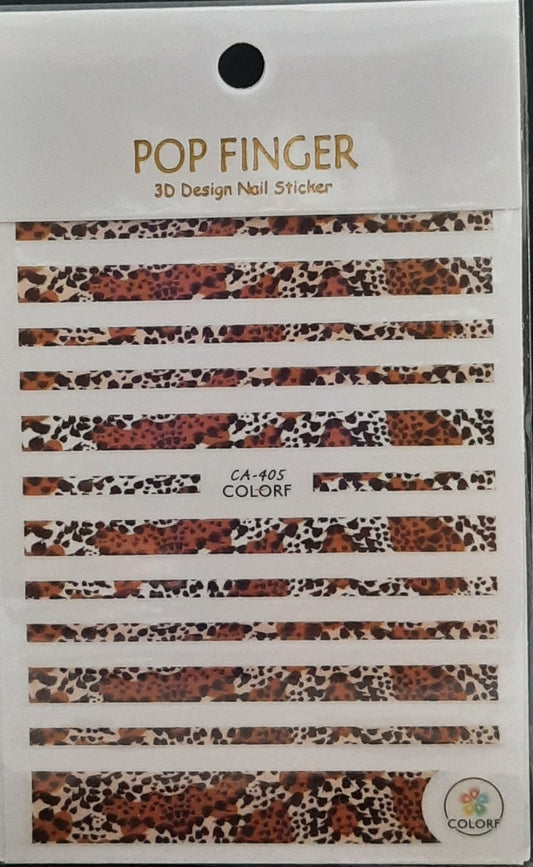 Animal Print Nail Sticker-010